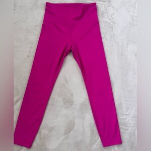 Athleta Ultra High Rise Elation 7/8 Fuchsia Leggings